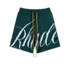 RHUDE Shorts Designer Printing Wool Jacquard Knited Men Men Women Women Sport Running Home Outdoor Pantal