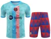 2023 2024 Barcelone Survêtement Hommes Football Formation Costume De Football Maillots Gilet Polos Short À Manches Courtes Kit 22 23 24 Homme Le T-shirt Sans Manches Polo Jogging Survêtements