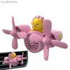 Désodorisant de voiture Désodorisant de voiture Mignon Animal Pilot Diffuseur de voiture Hélice rotative Creative Anime Hélice rotative Sortie Diffuseur de parfum L230523