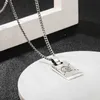 designer jewelry bracelet necklace ring Sterling Rectangular Pendant elf Skull hip hop sweater chain