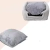 Kattenbedden rond driehoek huisdier achteraf bedste grot huis opvouwbare comfortabele luxe winter warm semi-ingesloten