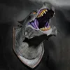 Oggetti decorativi Figurine Dragon Legends Prop 3d Parete Dinosauro Fumo Luce Arte della parete Scultura Forma Statua Decorazioni per la casa Camera Decorazione di Halloween 230530