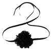 Choker 2023 Fashion Lace Chokers ketting voor dames nekbandkraag bloemen Rose zomer winterclub feest sexy sieraden