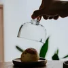 プレートahunderjiaz 2023レトロペストリーガラスカバーベースの日本の小さなスナック料理デザートトレイホームキッチン食器セット