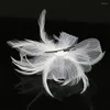 Başlıklar Angel Halo Headband Black White Feather Noel Festivali Performansları Parti Kıyafet Kıyafet Cosplay