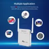 Маршрутизаторы Benton R06 разблокировать 4G Wi -Fi Router Беспроводной сеть модем 4 Внешняя двойная антенна с SIM -картой Unlimited Home LTE CPE CPE