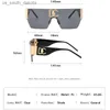 Lunettes de soleil MIZHO Noir Carré Surdimensionné Lunettes De Soleil Femmes Grand Cadre Coloré Lunettes De Soleil Femme Miroir Oculos Unisexe Gradient Hip Hop Shades L230523