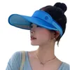Breda randen hattar andningsbara visorer sommar utomhus måste ha objekt hatt hög bulle för camping vandring