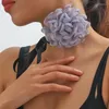 Choker 2023 mode spets chokers halsband för kvinnor halsband krage blomma ros sommar klubb parti sexiga smycken