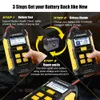 Ny Konnwei KW510 Full Automatic 12V Car Battery Tester Pulse Reparation 5A Batteriladdare Våt torr AGM Gel Lead Acid Car Repair Tool