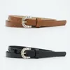 Ремни ins diamond c buckle belt women fashion shiny pin pu thin роскошные женские джинсы платье пояс 2023