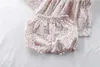 Наборы одежды 2023 маленькая девочка накаливало платье с цветочным припечатками летние девушки без рукавов принцессы