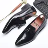 Printemps automne hommes gland mocassins sculpture en cuir véritable noir marron robe de soirée de mariage chaussures décontracté affaires chaussures pour hommes