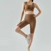 Calças femininas Capris Kaycee 2023 Novo Cintura de High Hip Sports Sports Pocket Cropped calça sem linha T Fitness Scorts finos apertados Leggings J230529