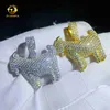 Pass Diamond Tester Moissanite Hip Hop Jewelry Fashion 925 Sterling Silver Sheep Pendant