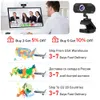 Веб -камеры Pegatah U6 Webcam 1080p Full HD для компьютерного компьютерного ноутбука USB Webcamera с микрофоном для видео по вызову конференции в прямом эфире