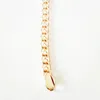 Lien Bracelets Femmes Bracelet 585 Or Rose Couleur Bijoux Classique Top Mode Cuivre 4 MM Large Figaro Pour Dame