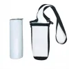 Tumbler da 20 once per sublimazione, tessuto per immersione, maniche per bottiglia in neoprene con cinturino regolabile, coperchi per maniche porta tazze d'acqua