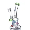 Glass Beaker Bongs Fab Egg Percolator Hookahs Bubbler Recycler Water Pipe Thick Oil Dab Rigs with 14mm Banger Smoking Accessories