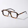 Designer-Kuboraum-Top-Sonnenbrille, gleiche deutsche Straßenfoto-Doppelstrahl-Pilotplatte, Brillengestell, P8-Persönlichkeits-Myopie-Brille mit Logo-Box
