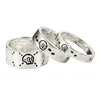 Luksusowe pierścionki projektantów dla damskich męskich trendów moda marka srebrna platowana pierścień para szterling wakacyjna personalizowana