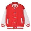 Familjsmatchande kläder Personlig unisex baseball stil barn varsity jacka anpassad brevman namn nummer college fotboll jacka för pojke eller flicka 230530