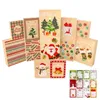 Present Wrap Shirt Box Xmas Holder Boxes Holiday Packing Supplies Present Cardboard Party Treat