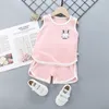 Kleidung Sets 2 Teile/satz Neue Sommer Baby Jungen Kleidung Anzug Kinder Mädchen Hemd Shorts Casual Set Kinder Trainingsanzüge