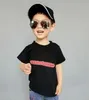 Дизайнерские футболки детская модная футболка для мальчиков для девочек летняя писем с печено