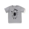 kinderkleding apen designer t-shirts baby jongens meisjes haai t-shirts mode kind jeugd bedrukte tops peuter zuigelingen kinderen casual t-shirts korte mouw straat tees