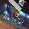 Reste à cliquet de haute qualité et clank rift à part ordinateur ordinateur portable RVB Mousepad Livraison gratuite