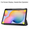 Stands Case for Samsung Galaxy Tab S6 Lite 10.4 2022 2020 SMP610/P613/P615/P619 Soft Silicone Smart Tablet Cover With Pencil Holder