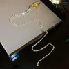 Haarspangen FYUAN Mode Goldfarbe Schlangenform Kette Haarnadeln Frauen Lange Quaste DIY Strass Haarschmuck Accessoires Statement Schmuck