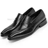 Zapatos Oxford de boda hechos a mano para hombre, zapatos de vestir planos de cuero genuino negro y marrón, mocasines formales de negocios de verano de diseñador de lujo