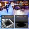 DMX Dry Ice Machine with two 9m Diversion Tube and Smoke Nozzle Low Lying Fog Machine Cover 700m2 Ground Smoke Maker Fogger for Wedding Stgae Performance High-capacity
