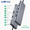 Hubs EatPow USB Hub para HDMicompation VGA PD RJ45 TF/SD Adaptador do leitor USB3.0 11 Splitter Port Type C Hub para laptop do tipo C Porta