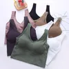 Camisoles réservoirs mode en forme de U dos soutien-gorge bustier tubulaire femmes Bralette Crop Lingerie Sexy sous-vêtements de sport dames hauts de rue recadrée