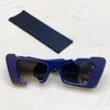 Lyxdesigner mode solglasögon för män och kvinnor kvinnors designers solglasögon för lady coolt mönster på UV400 -linserna sammanfogade ram kommer med original