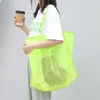Sacs de rangement grande capacité maille fourre-tout 40 40 cm sac décontracté femmes Shopping sac à main évider pour voyage plage utiliser en gros