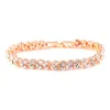 Bracelets de charme pulseira de luxo Crystal Mulheres de zircão simples botão de tênis de tênis de tênis Hand Jóias de casamento de mulheres