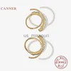 Stud CANNER À La Mode Barre De Torsion Boucles D'oreilles En Argent Sterling 100 925 Zircon Boucles D'oreilles Pour Les Femmes Bijoux Coréen Aretes De Mujer J230529 J230529