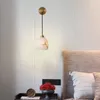 Vägglampor golvläsning ljus fria stående lampa design modern trä kandelabra båge