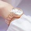 2022 Słynna marka Unikalna Wodoodporna zegarek ze stali nierdzewnej Gold Watch Watch G230529