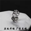 bijoux de créateur bracelet collier bague Sterling Flower Ring ins personnalisé bague cadeau universel pour hommes femmes