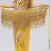 Skirts Thailand/India/Arab Shining Mini Short Belly Dance Fringed Shiny Sequins Tassel belly dancer Skirt for Stage Show P230529