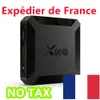 Skicka från Europa X96Q Android TV Box 10.0 Allwinner H313 2GB 16GB Smart Quad Core 2.4G WiFi Media Player Set Top Box France Spanien Stock