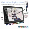Tablets 10*6 polegadas Tablet digital portátil Conectar telefone celular Pressão Digital Tablet Interactive Comblet para desenho
