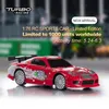 ElectricRC Car Turbo Racing 1 76 RCスポーツカーC71限定版3色のミニフルプロポーショナルRTRキットカーおもちゃ230529