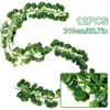 Dekorativa blommor Green Artificial Vine Leaf Home Decor Simulation Ivy Garland Faux Plants Vines