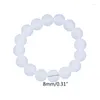 Strand Bead Bracelet Gradiënt door witte roze jade kralen mannen vrouwen bodhi wortel hand snaar antieke handheld rozenkrans